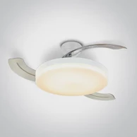 ONE LIGHT Stropni ventilator 25w led 32w cctv ip20 230v bijeli dm6300/w/v