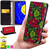 BLUEMOON Futrola tipa novčanik za Xiaomi Redmi 15 4G / 5G 169 mm - maska s tiskanim motivom + staklo 9H