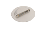 Ugradna zidna LED svjetiljka 0,8 W 4000 K 12 V IP20 inox, srebrna