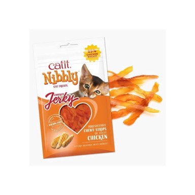 HAGEN Poslastica za mačke Catit Nibbly Jerky piletina 30 g