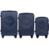 WINGS Set kofera SWALLOW, 3 kom (V, M, S), ABS+, plava