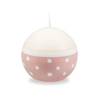 UNIPAR Svijeća Sweetness 22 h, bijelo-ružičasta