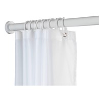 WENKO Bijela teleskopska šipka za kupaonicu Luz, dužine 110-185 cm