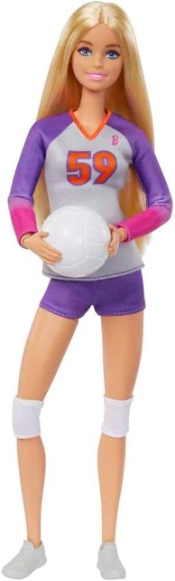 MATTEL Lutka u odjeći za odbojku Barbie Made To Move HKT72