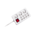 REBEL Produžni kabel, 7 utičnica, prekidač, 3 m