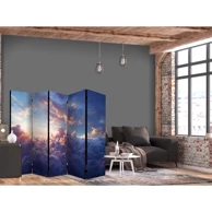 Paravan Skriveno sunce, Zlatno lice neba iznad oblačnog mora, 225 x 172 cm