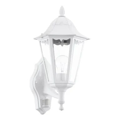 Vanjska zidna lampa, 1xE27, senzor, Navedo, 93447, bijela