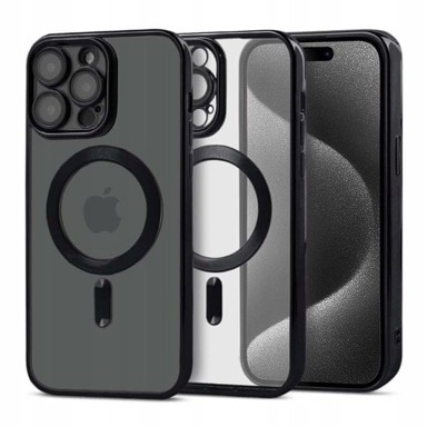 Ojačana futrola Magshine za Apple iPhone 11 Pro, za MagSafe + zaštitno staklo, crna