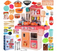 Dječja kuhinja, 42 elemenata, roza
