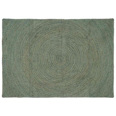 Tepih za područje, 120 x 170 cm, juta, maslinastozelena