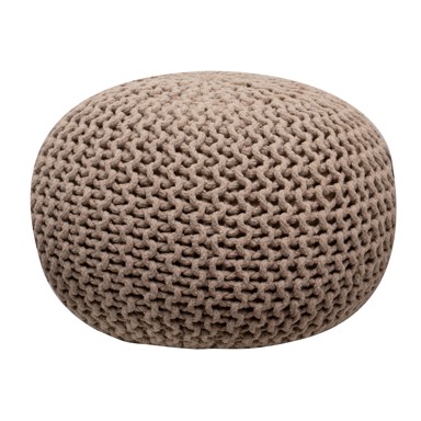 Tabure Stil pleteni 50x50x35 cm, bež