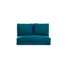 BALCAB HOME Petrolej zelena sklopiva sofa 120 cm Taida, 120x68x26 cm