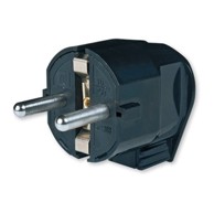 ALING CONEL Utikač dvopolni sa kontaktom za uzemljenje L-izvedbe