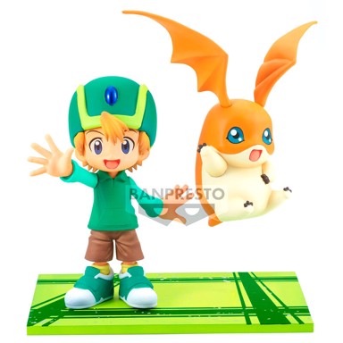 Figura DIGIMON TAKERU & PATAMON 15cm