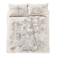 CATHERINE LANSFIELD Posteljina Cuddly od mikropliša za bračni krevet 200x200 cm Bijela
