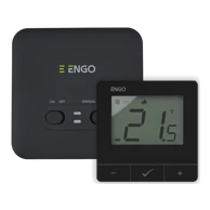 ENGO Sobni termostat E20IB WIFI, crni, bežični set