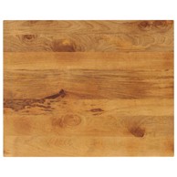 Ploča stola 110x80x2 5 cm pravokutna mango od punog drveta 110 x 80 cm 1 25 mm, drvo manga završna obrada od hrastovine