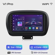 Multimedia inteligentni sustav za Fiat 500X, 2014, 2020, navigacija, GPS, CarPlay, 2Din DVD, V1 Pro, 2GB, 32GB