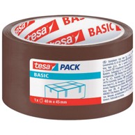 TESA Ljepljiva traka Basic, akrilna hot melt, 45 mm x 40 m, smeđa