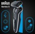 BRAUN Brijač W1600s, crni/bijeli
