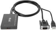 CLUB3D VGA i USB-A na HDMI adapter, 0,6 m