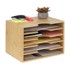 NORTHIX Organizator dokumenata od bambusa s 5 pretinaca za A4