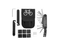 SATZUMA Set alata za bicikle Otel, 12.5x9x3.5 cm, crni