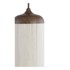 LIGHT & LIVING Tamno smeđa viseća svjetiljka s tekstilnim sjenilom ø 22 cm Dania 