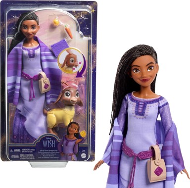 MATTEL Lutka Disney Wish Asha avanturistički set HPX25