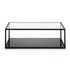 KAVE HOME Stolić za kavu Greenhill 110x60 cm crni