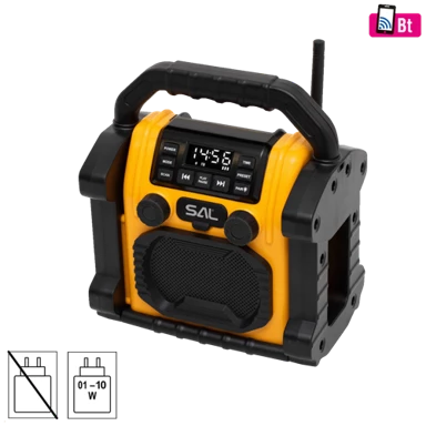 SAL Zvučnik bežični BTWORKPRO, Bluetooth, Power Bank, FM, 10W