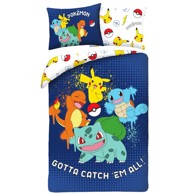 POKEMON Posteljina Gotta Catch 'em All 140x200 cm  