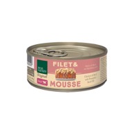 REAL NATURE Cat Filet&Mousse piletina i govedina 85 g