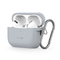 TECH-PROTECT Futrola Silicone Hook za Apple AirPods Pro 1/2, siva