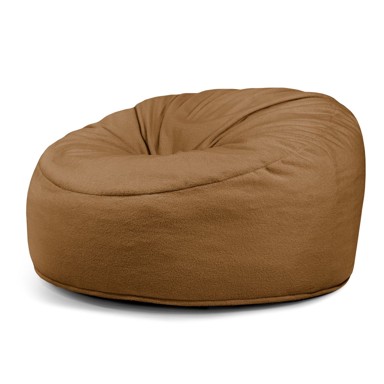 SLOWDOWN Smeđa vreća za sjedenje od bouclé tkanine Om 135 