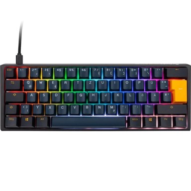 DUCKY Gaming tipkovnica One 3 Pro Mini Nazca Line, mehanička, 8000 Hz, Hot Swap, RGB, Cherry MX2A Speed Silver, ISO DE