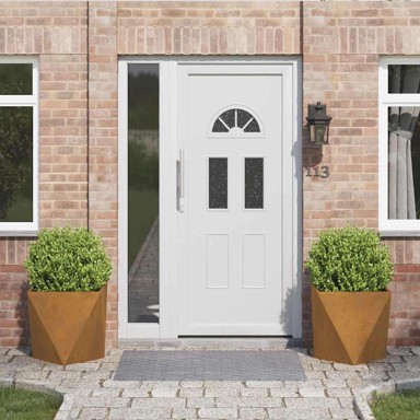 Tegla 2 komada 50 x 50 x 50 cm, rđa 