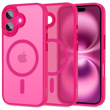 TECH-PROTECT Magmat MagSafe maskica za IPHONE 16, blazing pink
