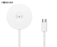 FOREVER Bežični punjač MAWC-400 3 u 1 15W USB-C, bijeli