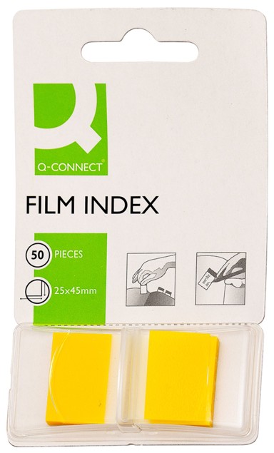 Q-CONNECT Samoljepljive zastavice, 25,4 x 43,7 mm, 50 listova, žute