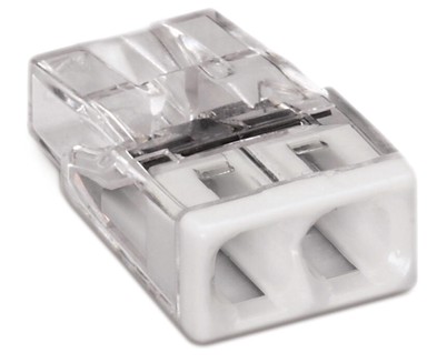 WAGO Utična stezaljka 2273-202, 2-polna, 0,5–2,5 mm², 24 A