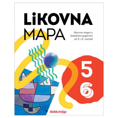 ŠKOLSKA KNJIGA Likovna mapa Umjetnost i ja, plus kolaž, V-VI razred