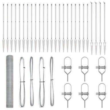 Ograda u obliku heksagona, 1.2x50 m, pocinčani čelik  