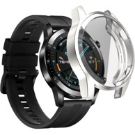 Futrola 2u1 sa zaštitnom folijom za Huawei Watch GT 2 46 mm, srebrna