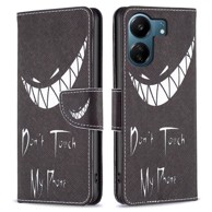 Preklopna maskica novčanik za Xiaomi Redmi 13C / Xiaomi Poco C65, ne diraj mi telefon, crna