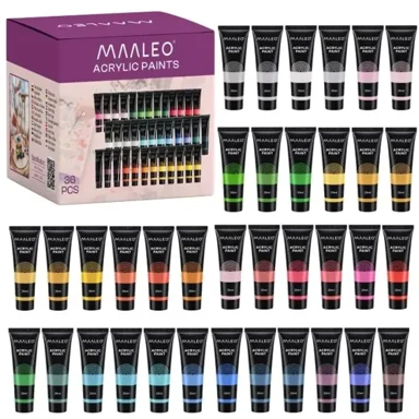 MAALEO Set akrilnih boja, 36 x 20 ml