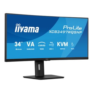 IIYAMA Monitor ProLite XCB3497WQSNP-B1, crna