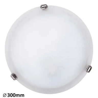 Stropna svjetiljka Alabastro E27 1x max. 60 W, IP20 RA3202, bijelo alabaster staklo