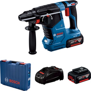 BOSCH Professional Akumulatorski bušaći čekić GBH 187-LI, 2×5,0 Ah, kovčeg