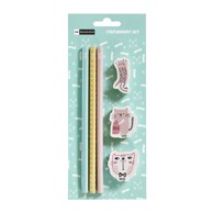 MIQUELRIUS Set grafitnih olovaka i gumica Cat Rule